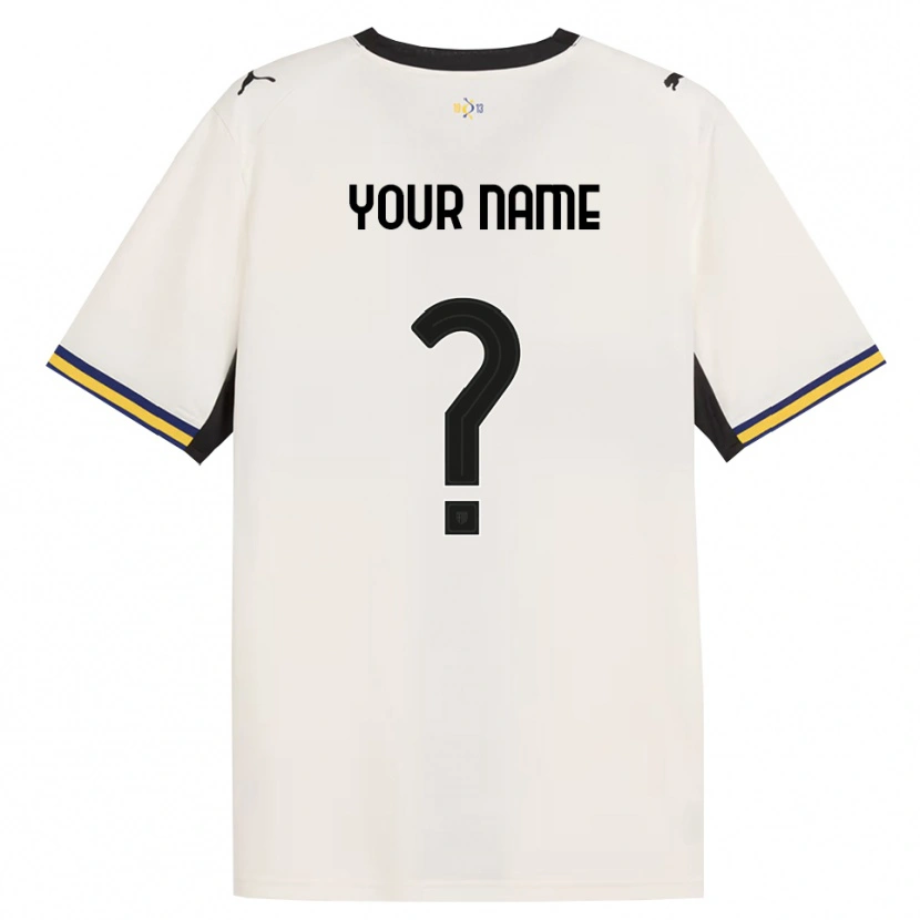 Danxen Criança Camisola Seu Nome #0 Off-White Preto Amarelo Principal 2026/27 Camisa Brasil