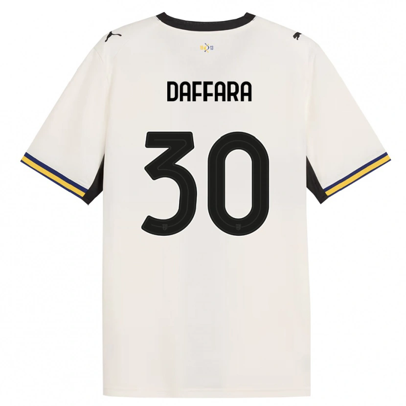 Danxen Criança Camisola Giovanni Daffara #30 Off-White Preto Amarelo Principal 2026/27 Camisa Brasil