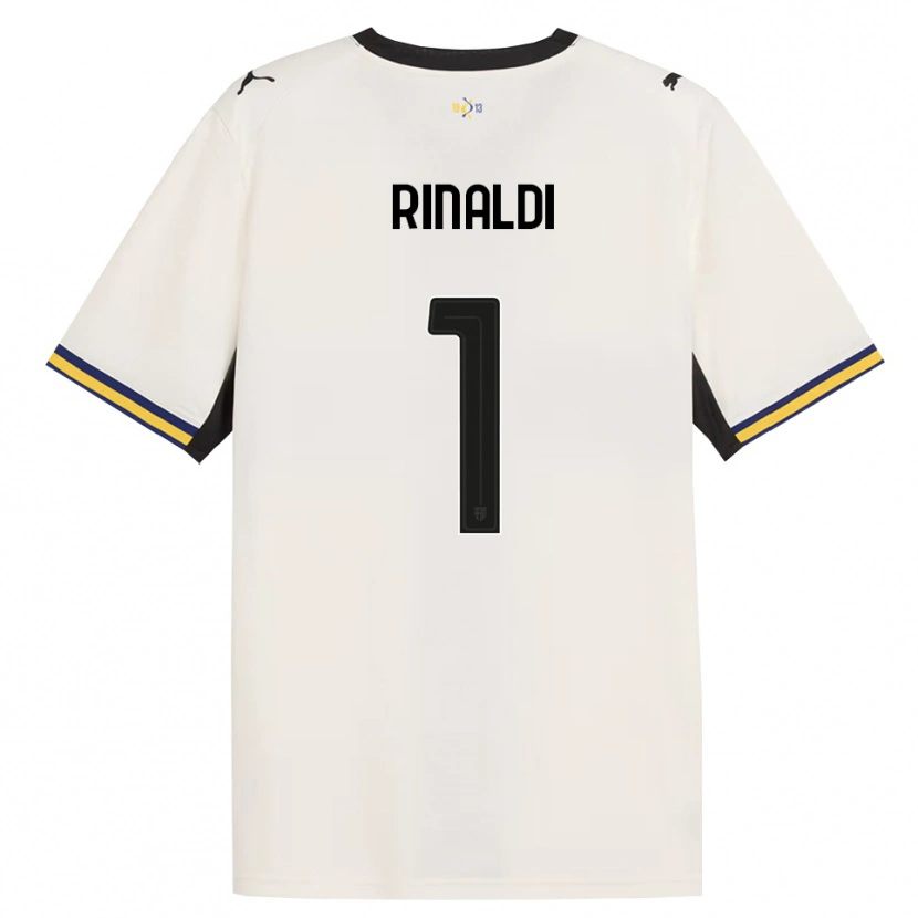 Danxen Criança Camisola Filippo Rinaldi #1 Off-White Preto Amarelo Principal 2026/27 Camisa Brasil