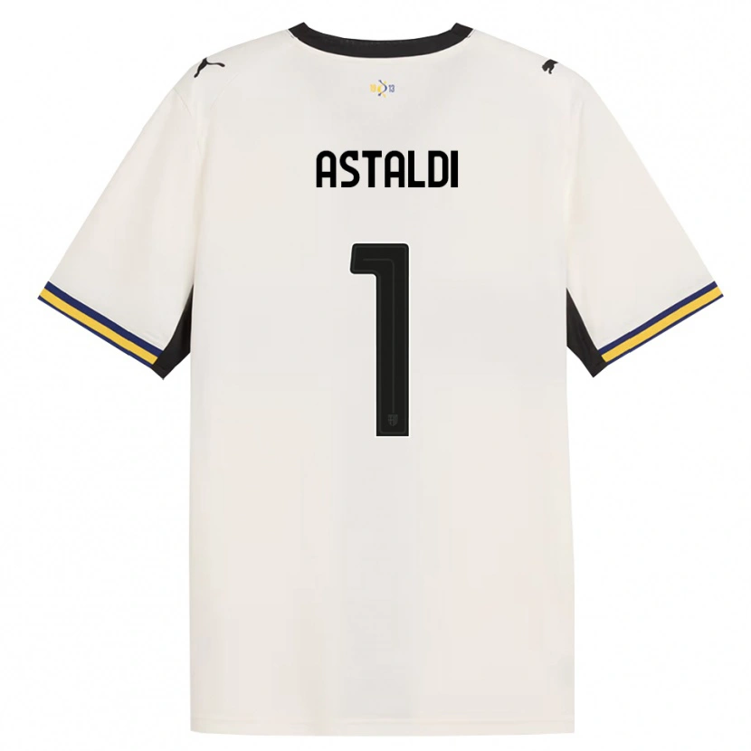 Danxen Criança Camisola Gianluca Astaldi #1 Off-White Preto Amarelo Principal 2026/27 Camisa Brasil