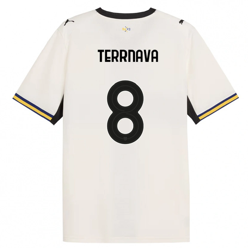 Danxen Criança Camisola Dren Terrnava #8 Off-White Preto Amarelo Principal 2026/27 Camisa Brasil
