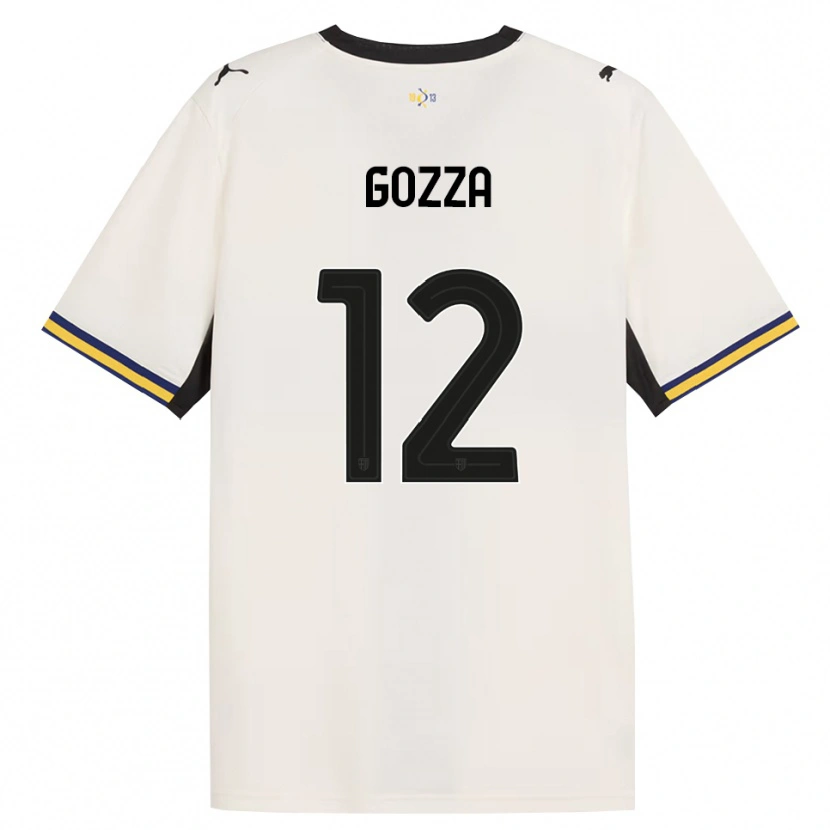 Danxen Criança Camisola Luca Gozza #12 Off-White Preto Amarelo Principal 2026/27 Camisa Brasil