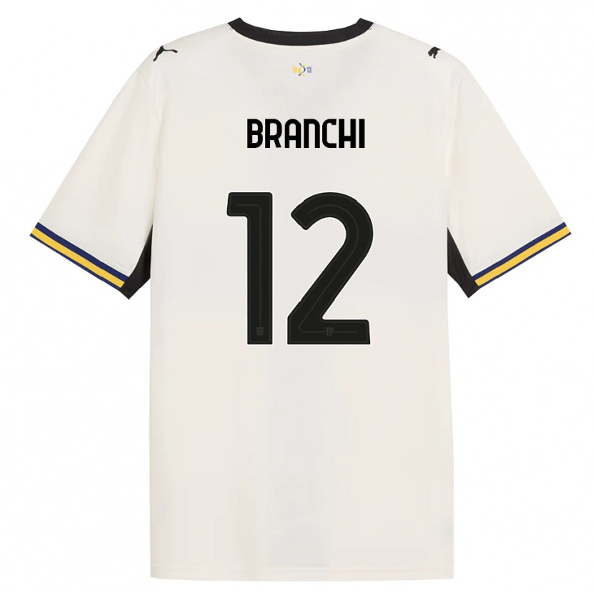Danxen Criança Camisola Ferruccio Branchi #12 Off-White Preto Amarelo Principal 2026/27 Camisa Brasil