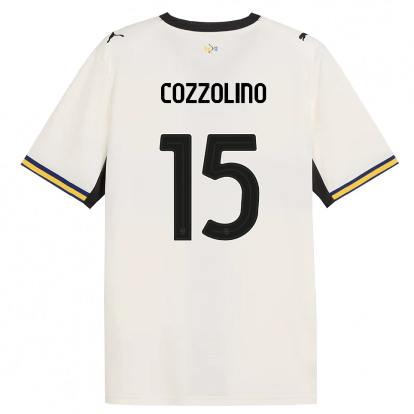 Danxen Criança Camisola Christian Cozzolino #15 Off-White Preto Amarelo Principal 2026/27 Camisa Brasil
