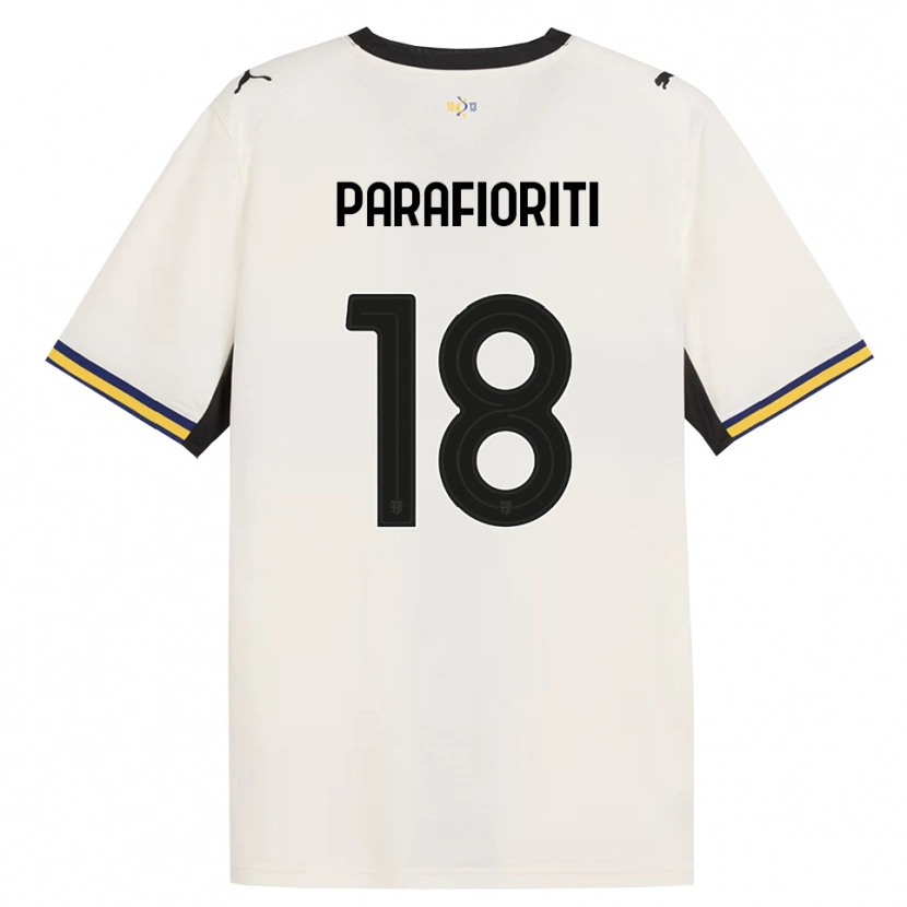 Danxen Criança Camisola Giovanni Parafioriti #18 Off-White Preto Amarelo Principal 2026/27 Camisa Brasil