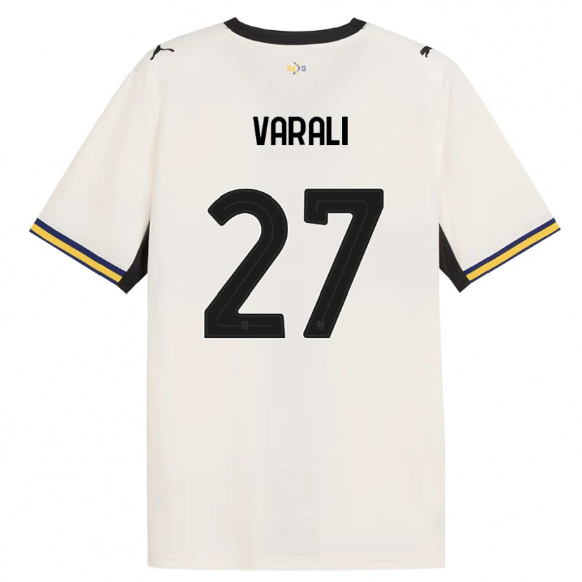 Danxen Criança Camisola Ludovico Varali #27 Off-White Preto Amarelo Principal 2026/27 Camisa Brasil