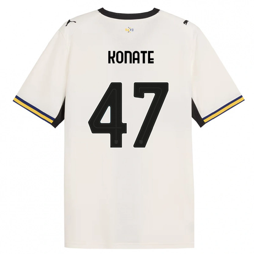 Danxen Criança Camisola Abdou-Salam Konate #47 Off-White Preto Amarelo Principal 2026/27 Camisa Brasil