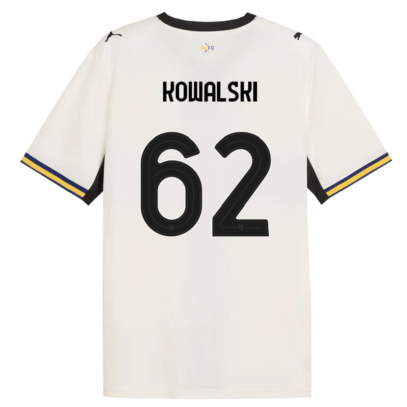 Danxen Criança Camisola Mateusz Kowalski #62 Off-White Preto Amarelo Principal 2026/27 Camisa Brasil