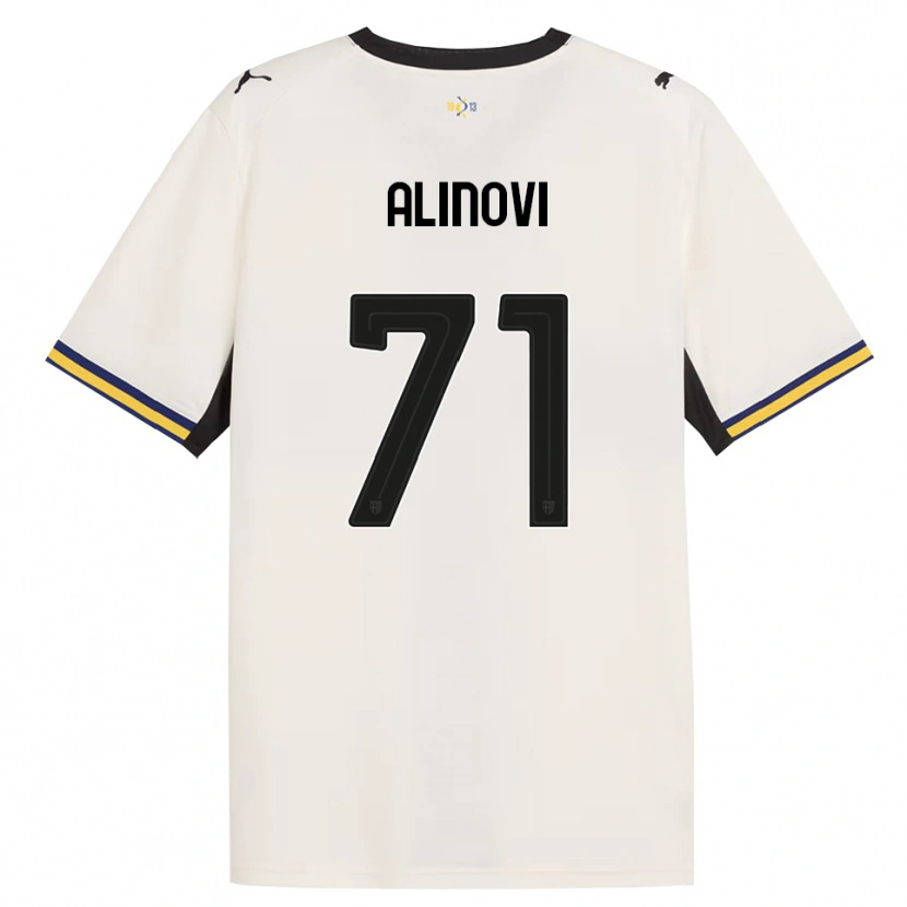 Danxen Criança Camisola Filippo Alinovi #71 Off-White Preto Amarelo Principal 2026/27 Camisa Brasil