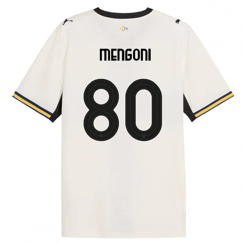 Danxen Criança Camisola Filippo Mengoni #80 Off-White Preto Amarelo Principal 2026/27 Camisa Brasil