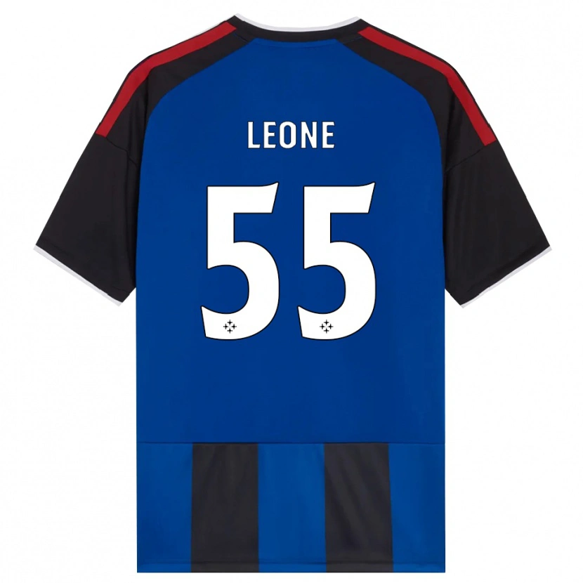 Danxen Criança Camisola Giuseppe Leone #55 Azul Preto Branco Vermelho Principal 2026/27 Camisa Brasil