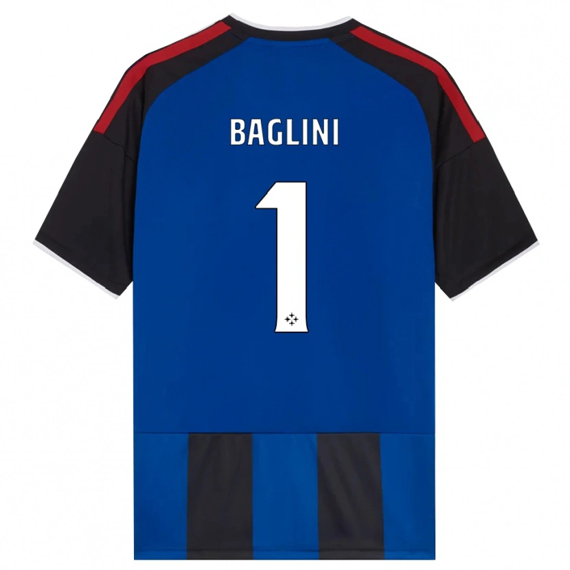 Danxen Criança Camisola Giacomo Baglini #1 Azul Preto Branco Vermelho Principal 2026/27 Camisa Brasil