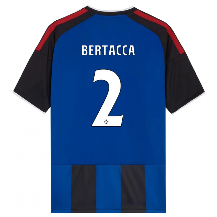 Danxen Criança Camisola Samuele Bertacca #2 Azul Preto Branco Vermelho Principal 2026/27 Camisa Brasil