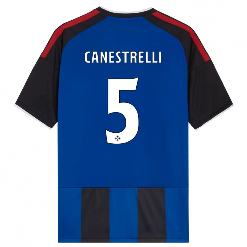 Danxen Criança Camisola Simone Canestrelli #5 Azul Preto Branco Vermelho Principal 2026/27 Camisa Brasil