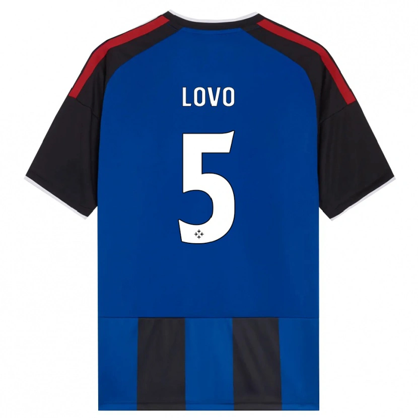 Danxen Criança Camisola Pietro Lovo #5 Azul Preto Branco Vermelho Principal 2026/27 Camisa Brasil