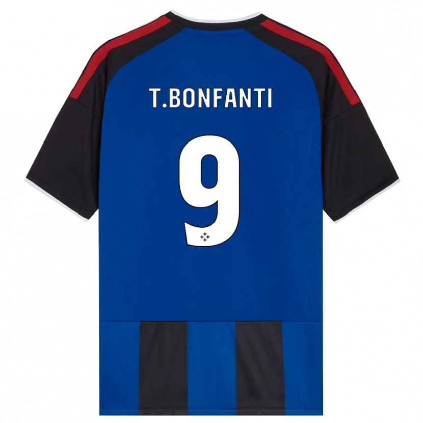 Danxen Criança Camisola Thomas Bonfanti #9 Azul Preto Branco Vermelho Principal 2026/27 Camisa Brasil