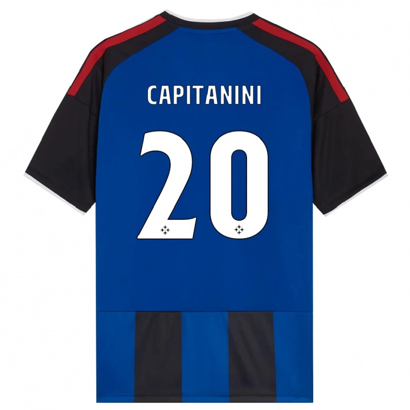 Danxen Criança Camisola Diego Capitanini #20 Azul Preto Branco Vermelho Principal 2026/27 Camisa Brasil