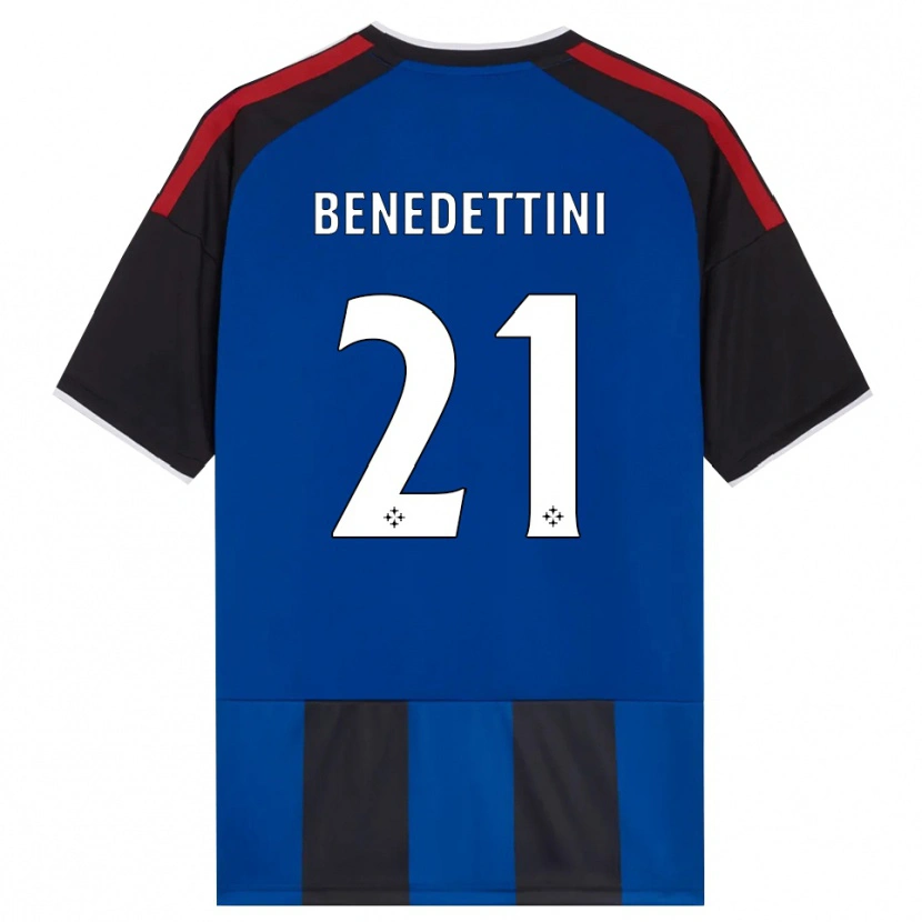 Danxen Criança Camisola Filippo Benedettini #21 Azul Preto Branco Vermelho Principal 2026/27 Camisa Brasil