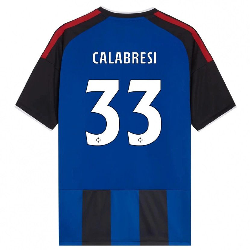 Danxen Criança Camisola Arturo Calabresi #33 Azul Preto Branco Vermelho Principal 2026/27 Camisa Brasil