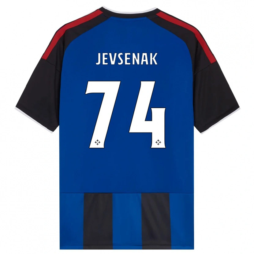 Danxen Criança Camisola Zan Jevsenak #74 Azul Preto Branco Vermelho Principal 2026/27 Camisa Brasil