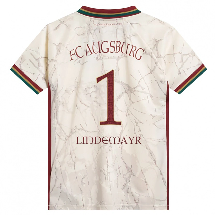 Danxen Criança Camisola Lisa Lindemayr #1 Verde Arroz Branco Bordô Principal 2026/27 Camisa Brasil