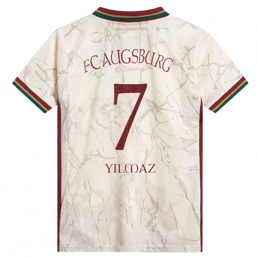 Danxen Criança Camisola Eren Yılmaz #7 Verde Arroz Branco Bordô Principal 2026/27 Camisa Brasil