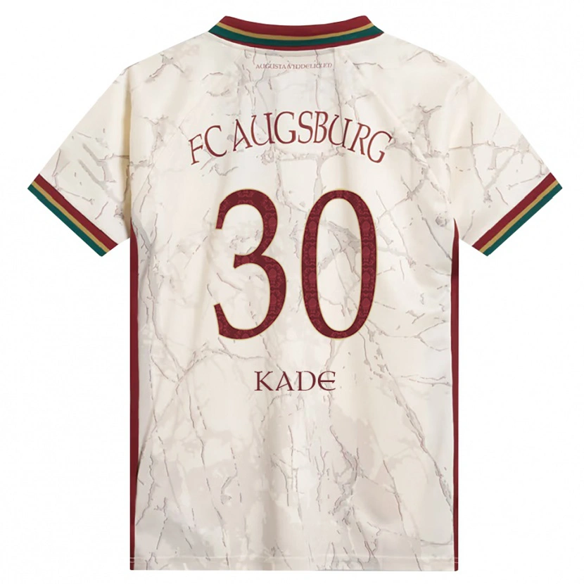 Danxen Criança Camisola Anton Kade #30 Verde Arroz Branco Bordô Principal 2026/27 Camisa Brasil