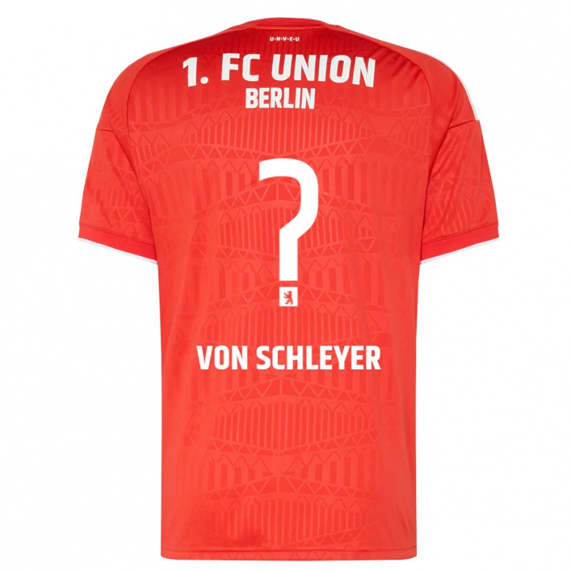 Danxen Criança Camisola Leopold Von Schleyer #0 Vermelho Branco Principal 2026/27 Camisa Brasil