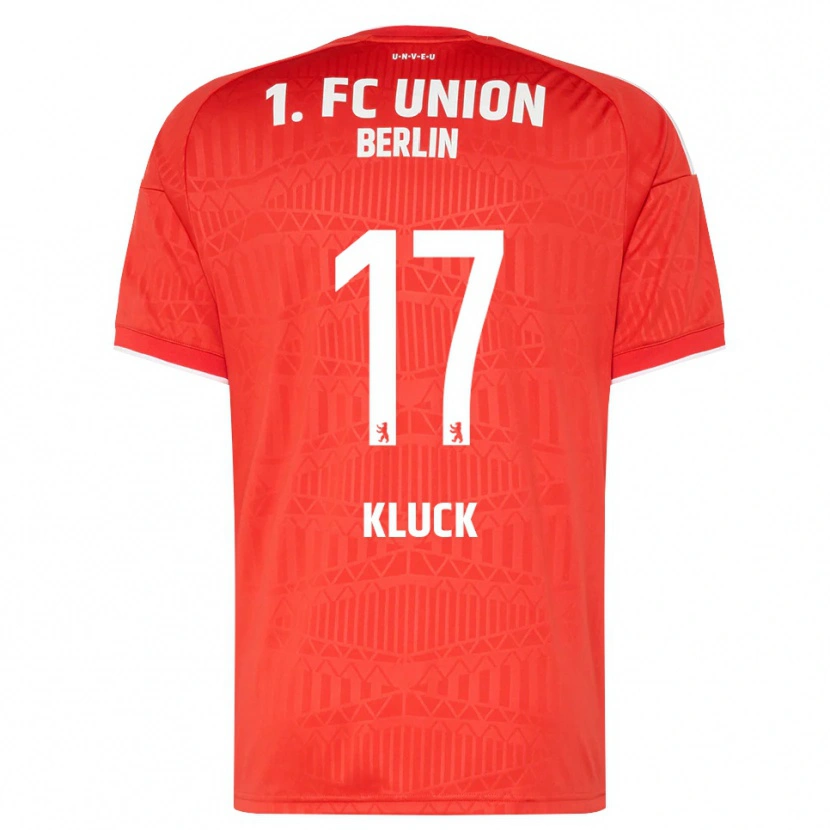 Danxen Criança Camisola Pierre Kluck #17 Vermelho Branco Principal 2026/27 Camisa Brasil