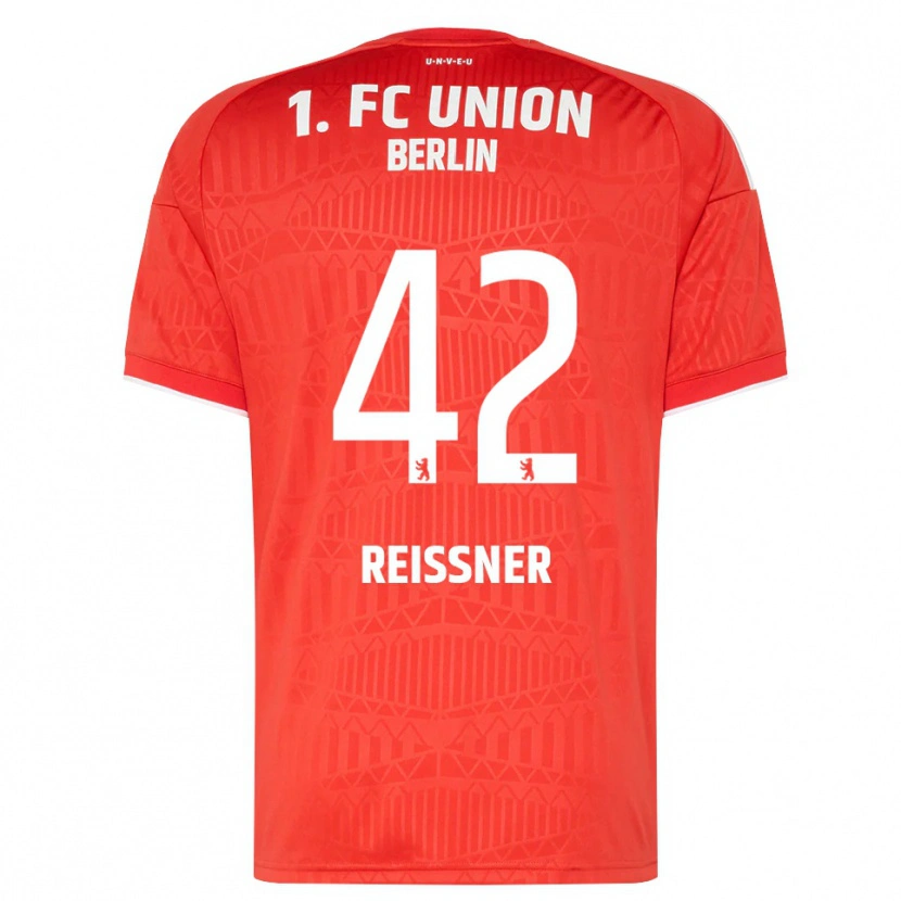 Danxen Criança Camisola Naika Reissner #42 Vermelho Branco Principal 2026/27 Camisa Brasil