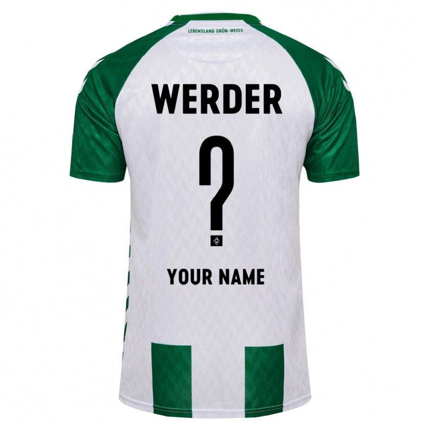 Danxen Criança Camisola Seu Nome #0 Verde Branco Principal 2026/27 Camisa Brasil