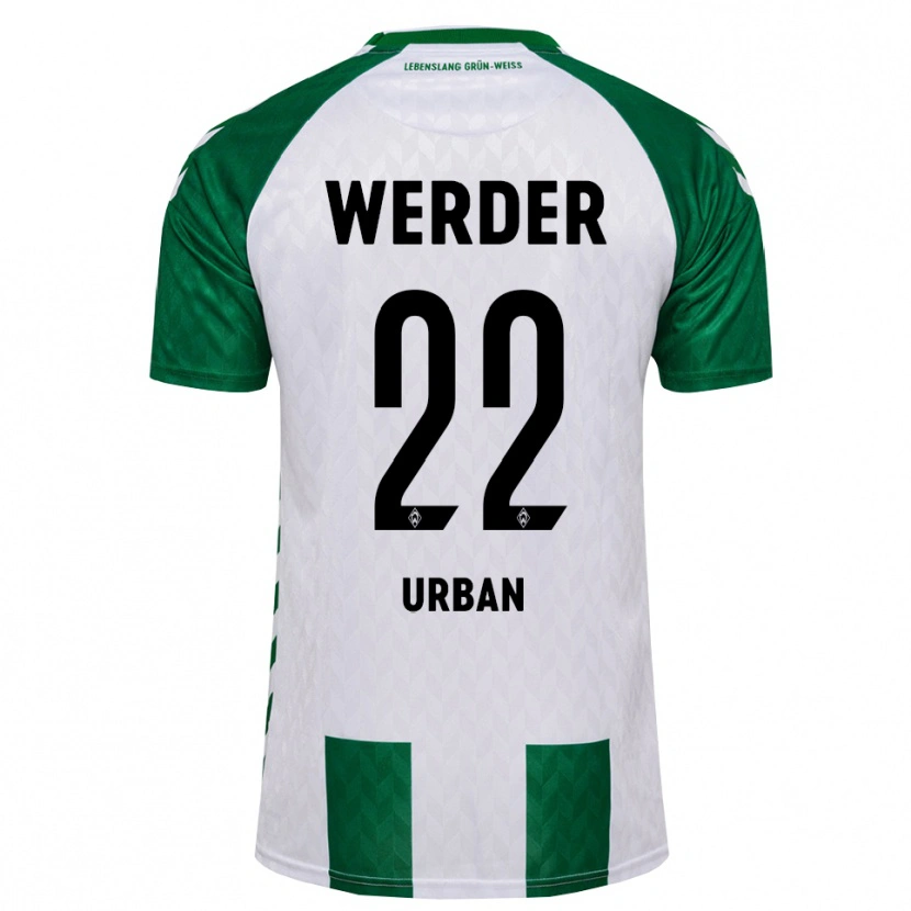 Danxen Criança Camisola Linus Urban #22 Verde Branco Principal 2026/27 Camisa Brasil