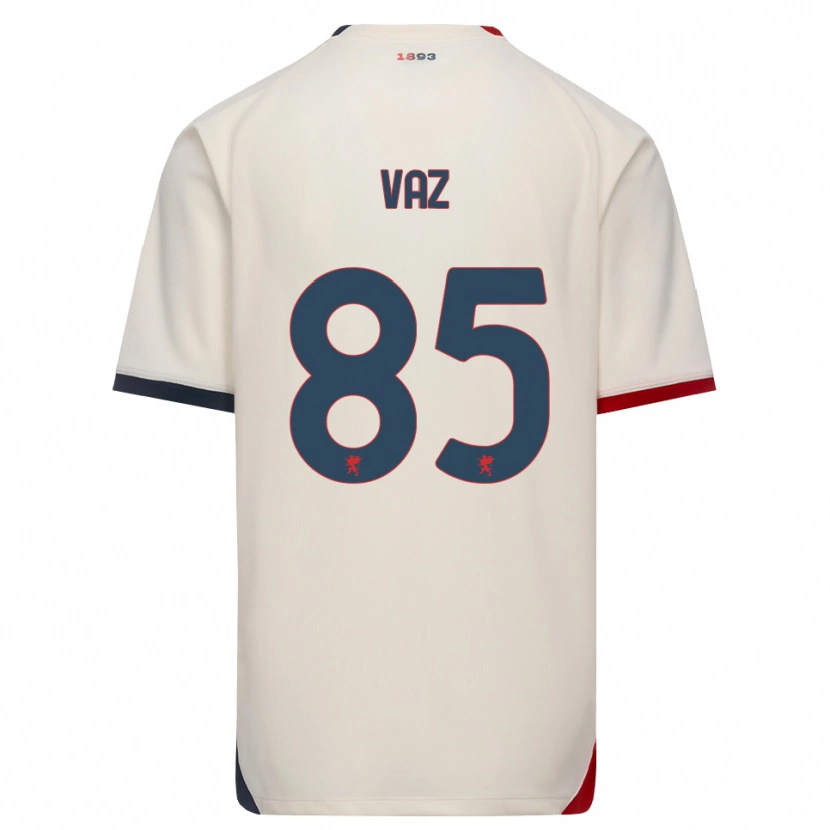 Danxen Criança Camisola Marcelo Vaz #85 Branco Off-Red Alternativa 2026/27 Camisa Brasil