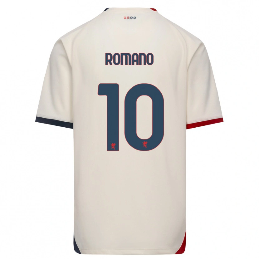 Danxen Criança Camisola Marco Romano #10 Branco Off-Red Alternativa 2026/27 Camisa Brasil