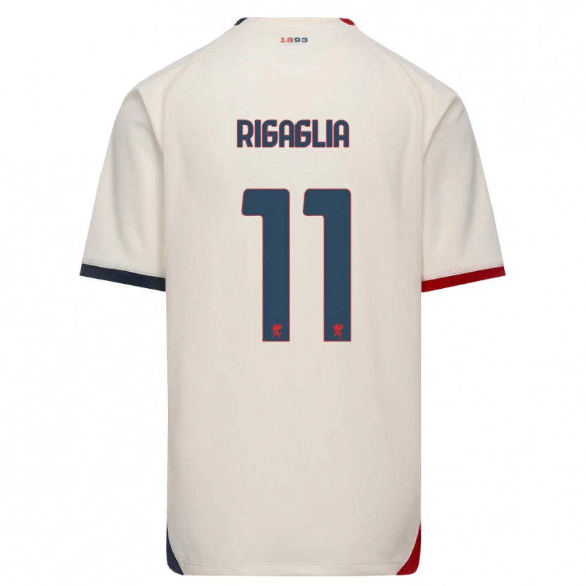 Danxen Criança Camisola Alison Rigaglia #11 Branco Off-Red Alternativa 2026/27 Camisa Brasil
