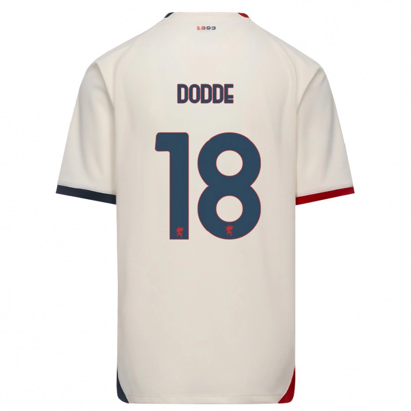 Danxen Criança Camisola Filippo Dodde #18 Branco Off-Red Alternativa 2026/27 Camisa Brasil