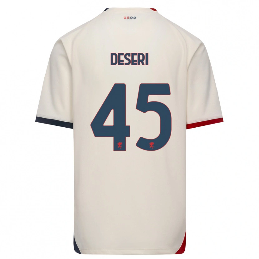 Danxen Criança Camisola Gracien Deseri #45 Branco Off-Red Alternativa 2026/27 Camisa Brasil