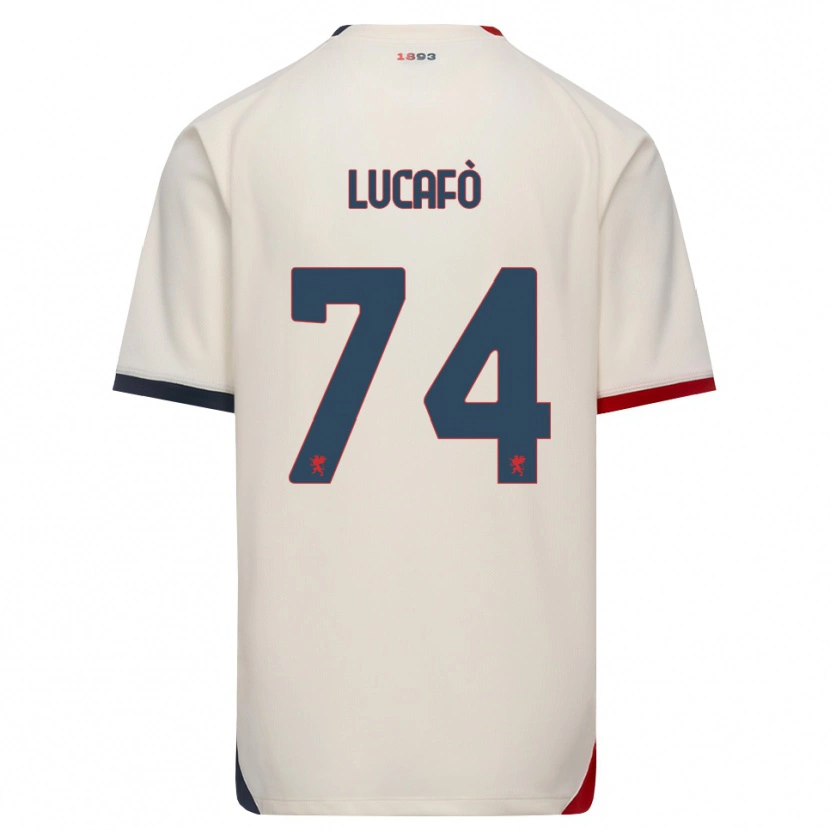 Danxen Criança Camisola Sara Lucafò #74 Branco Off-Red Alternativa 2026/27 Camisa Brasil