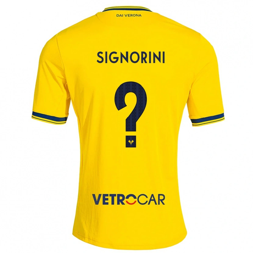 Danxen Criança Camisola Simone Signorini #0 Amarelo Vermelho Alternativa 2026/27 Camisa Brasil