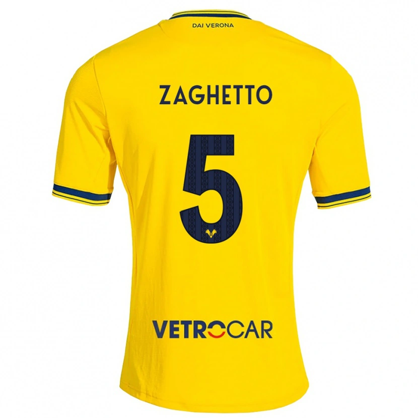 Danxen Criança Camisola Habib Zaghetto #5 Amarelo Vermelho Alternativa 2026/27 Camisa Brasil
