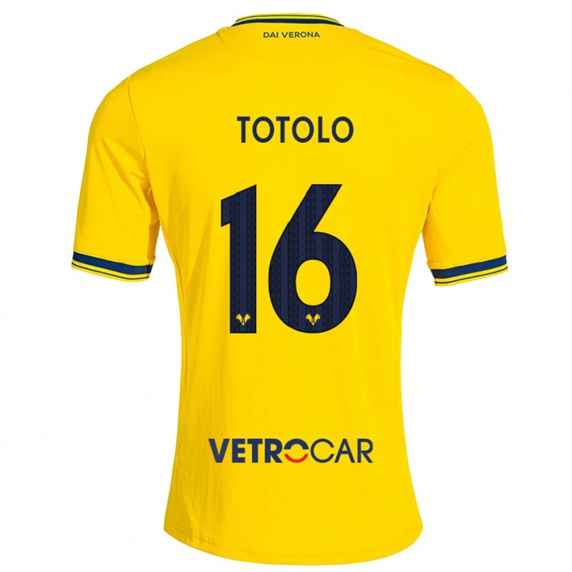 Danxen Criança Camisola Maddalena Totolo #16 Amarelo Vermelho Alternativa 2026/27 Camisa Brasil