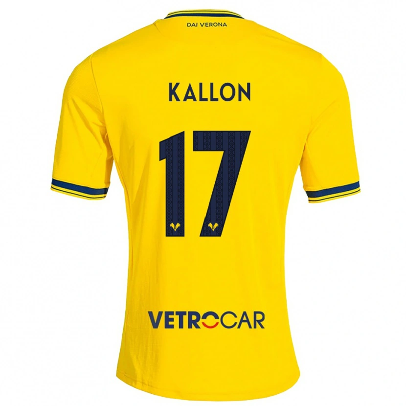 Danxen Criança Camisola Yayah Kallon #17 Amarelo Vermelho Alternativa 2026/27 Camisa Brasil