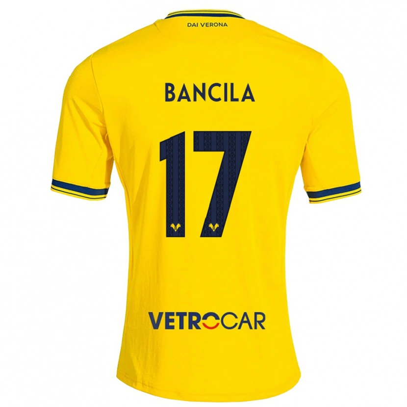 Danxen Criança Camisola Darius Bancila #17 Amarelo Vermelho Alternativa 2026/27 Camisa Brasil