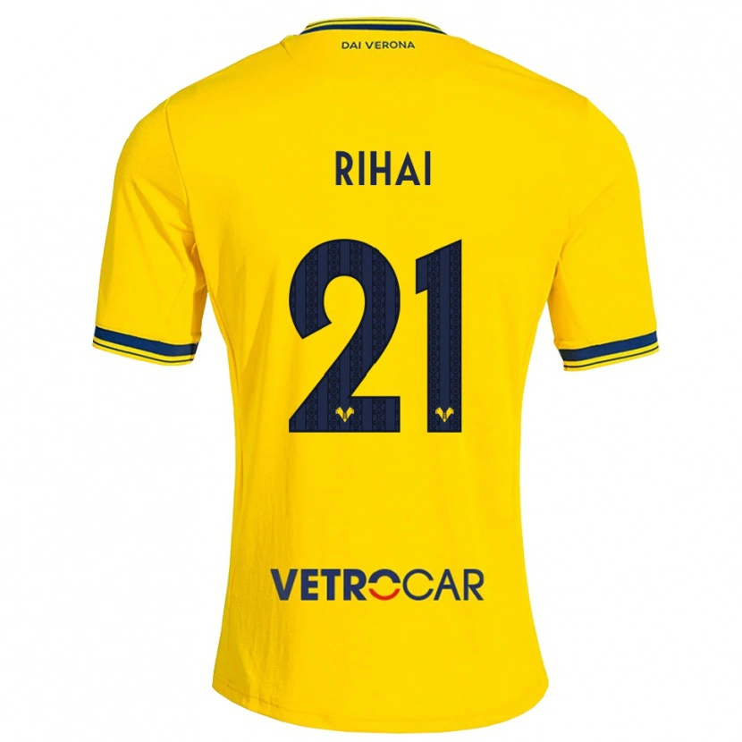 Danxen Criança Camisola Aiman Rihai #21 Amarelo Vermelho Alternativa 2026/27 Camisa Brasil