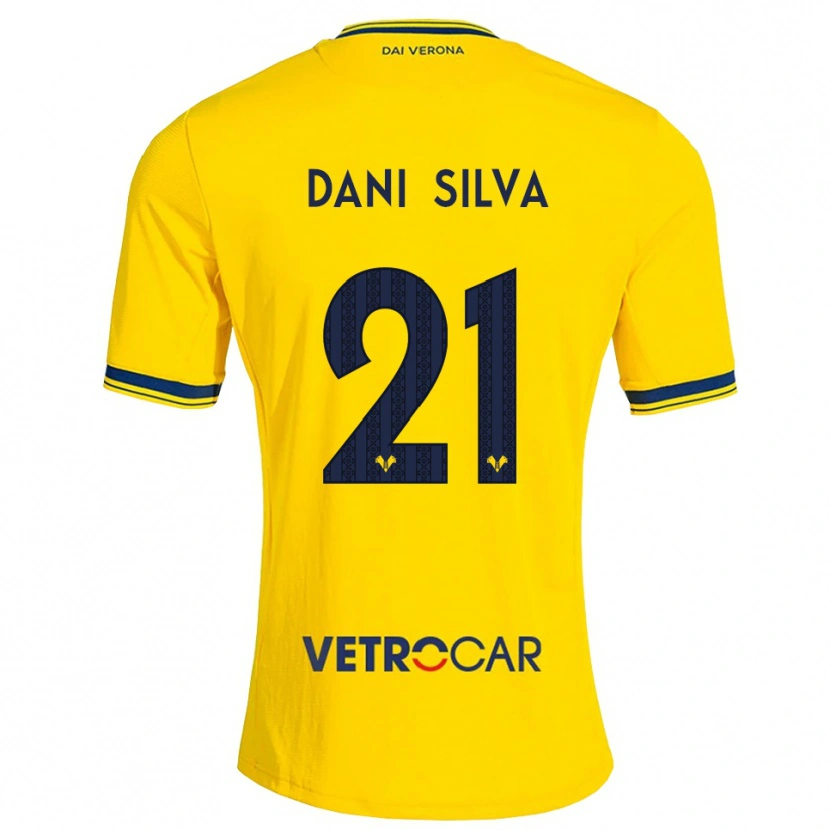 Danxen Criança Camisola Dani Silva #21 Amarelo Vermelho Alternativa 2026/27 Camisa Brasil