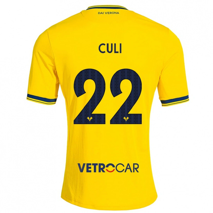 Danxen Criança Camisola Daniel Culi #22 Amarelo Vermelho Alternativa 2026/27 Camisa Brasil