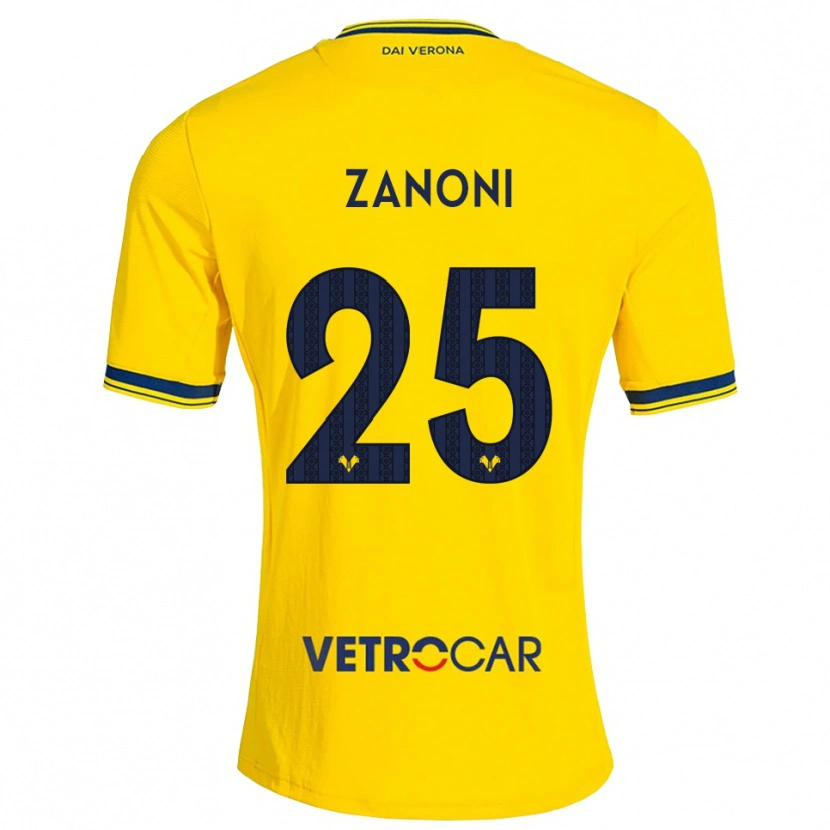 Danxen Criança Camisola Greta Zanoni #25 Amarelo Vermelho Alternativa 2026/27 Camisa Brasil
