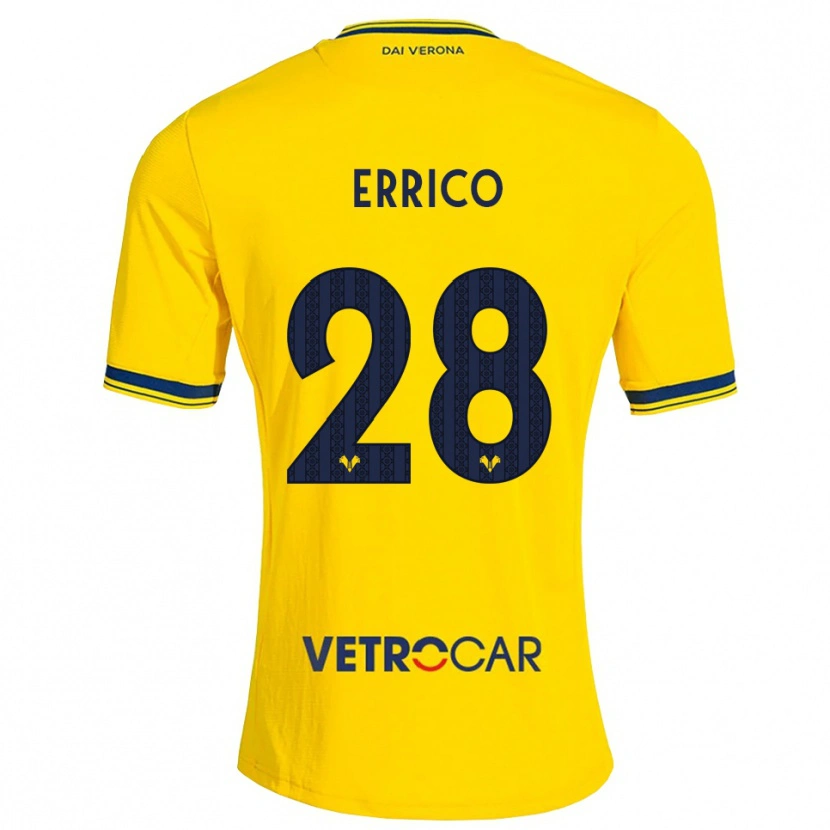 Danxen Criança Camisola Emma Raffaella Errico #28 Amarelo Vermelho Alternativa 2026/27 Camisa Brasil