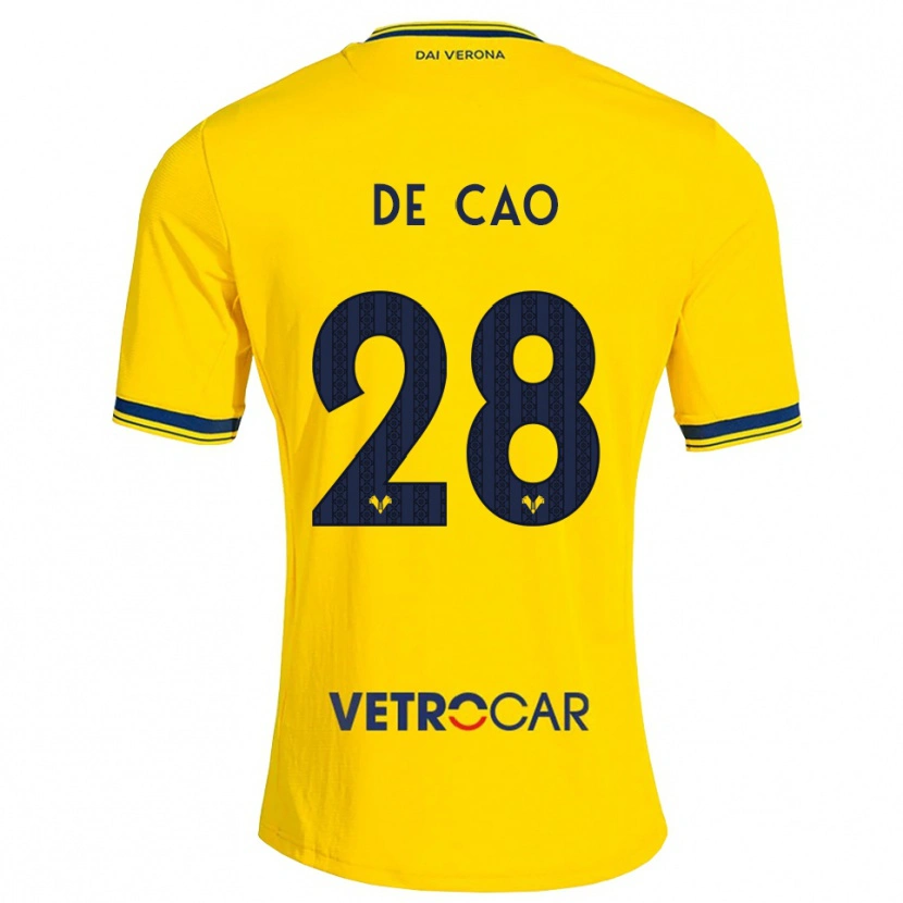 Danxen Criança Camisola Elena De Cao #28 Amarelo Vermelho Alternativa 2026/27 Camisa Brasil