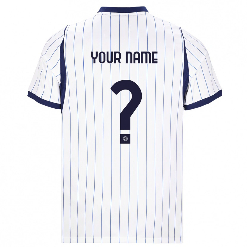 Danxen Criança Camisola Seu Nome #0 Branco Azul Marinho Alternativa 2026/27 Camisa Brasil